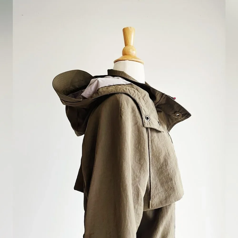 ANORAK Drawstring Water-Resistant Hooded Jacket — Bloomingdale’s Exclusive (L) - Picture 4 of 8